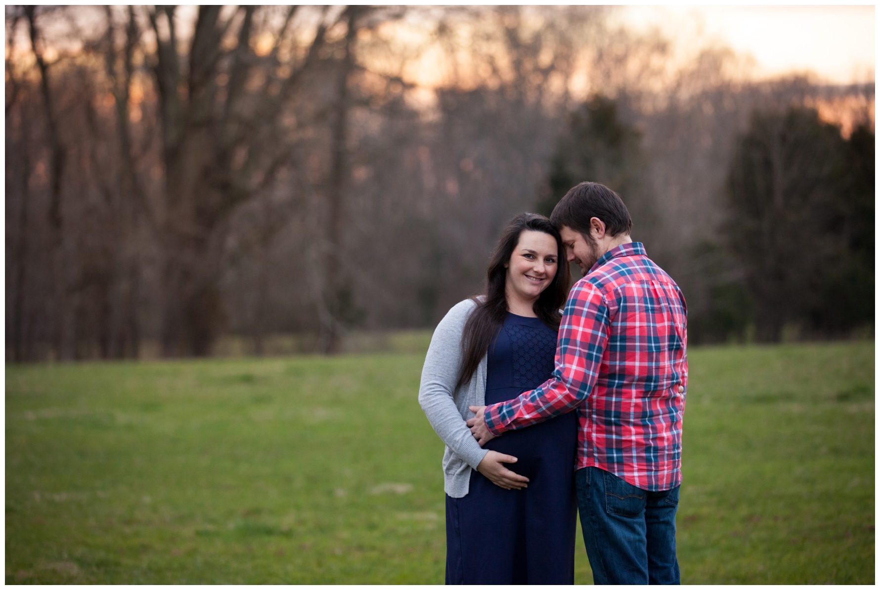 charlotte maternity photography outdoors