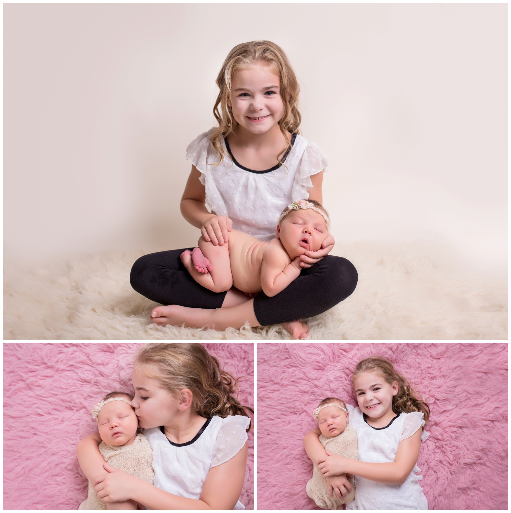 newborn and sister photo ideas