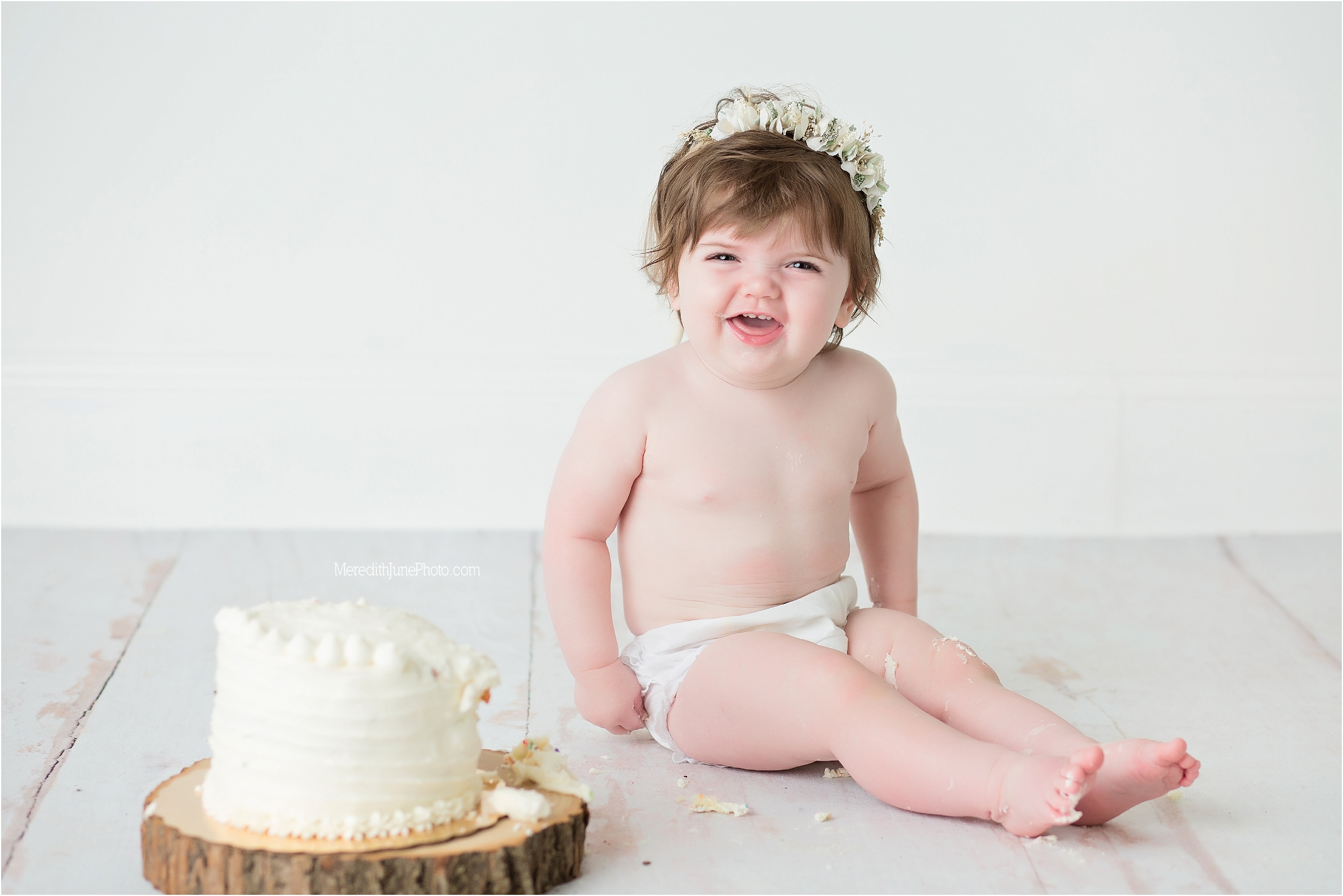 charlotte baby photography | cake smash session
