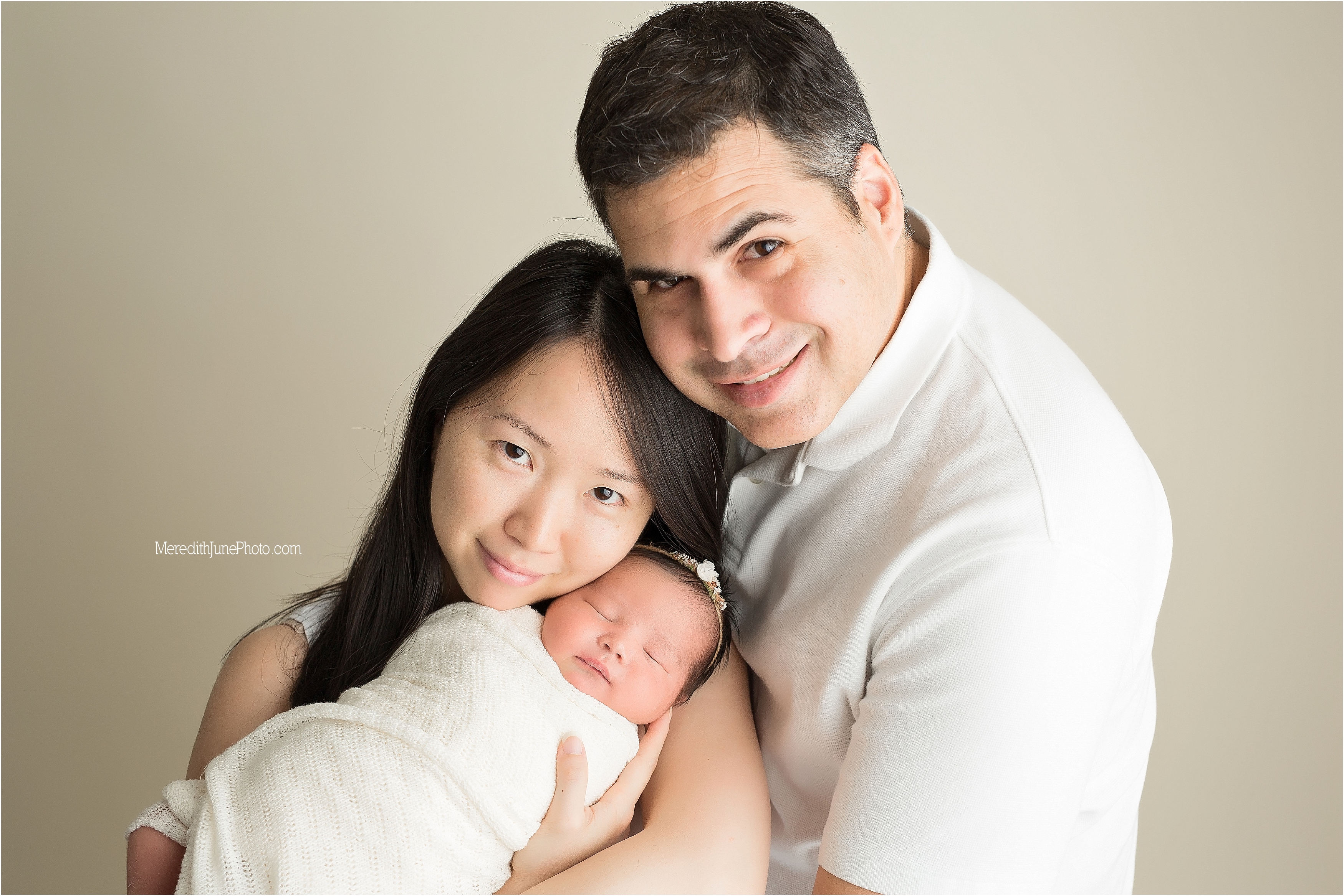 newborn family portrait | charlotte baby photographer