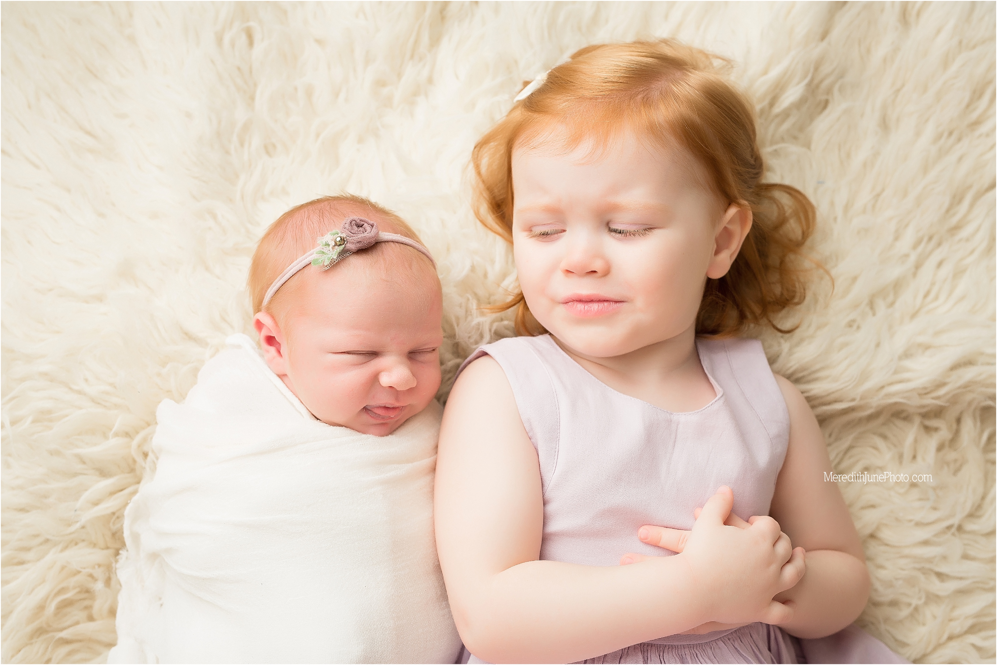 sisters photography | charlotte newborn photographer