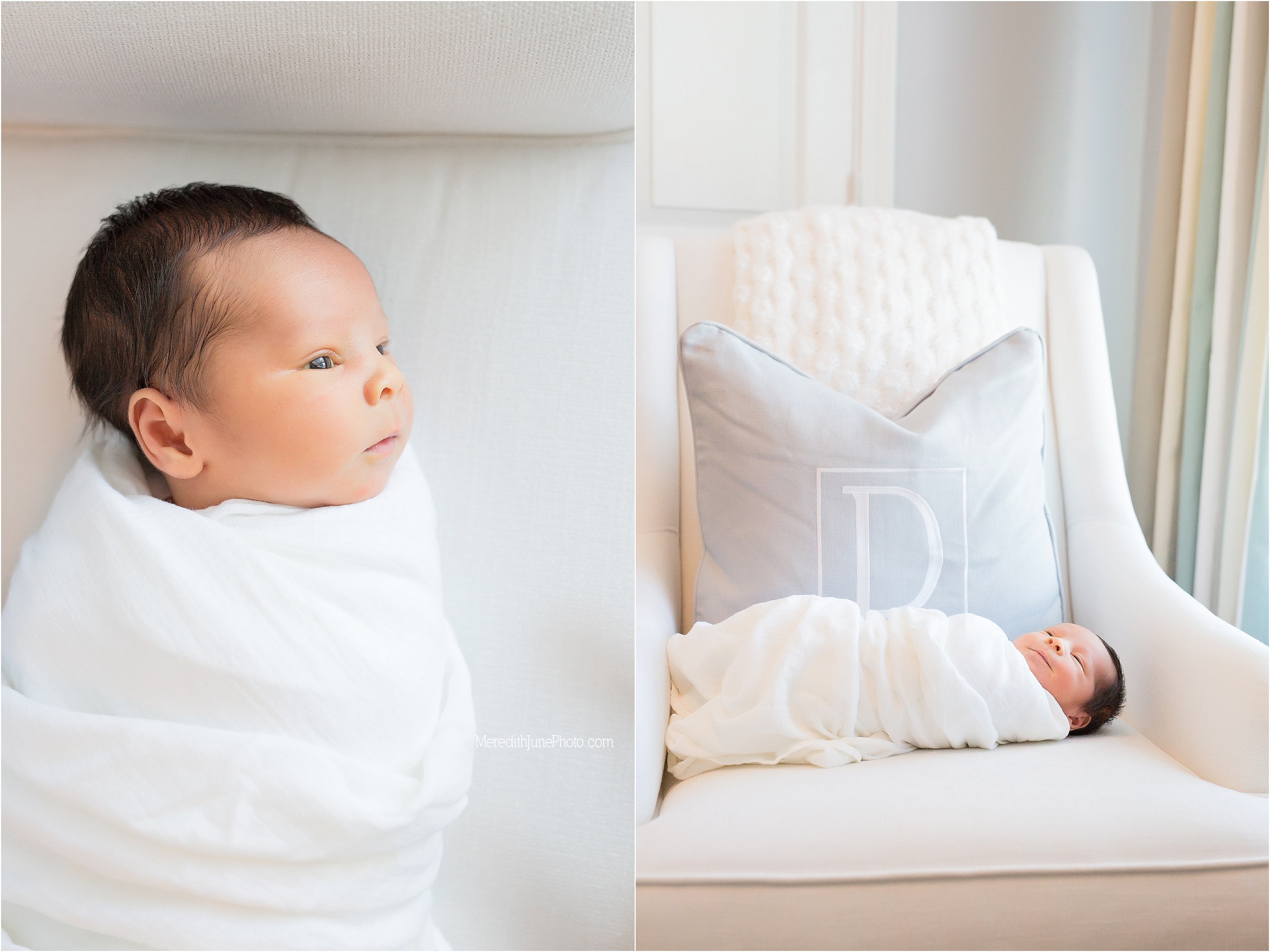 lifestyle newborn photo session | creative baby portraits