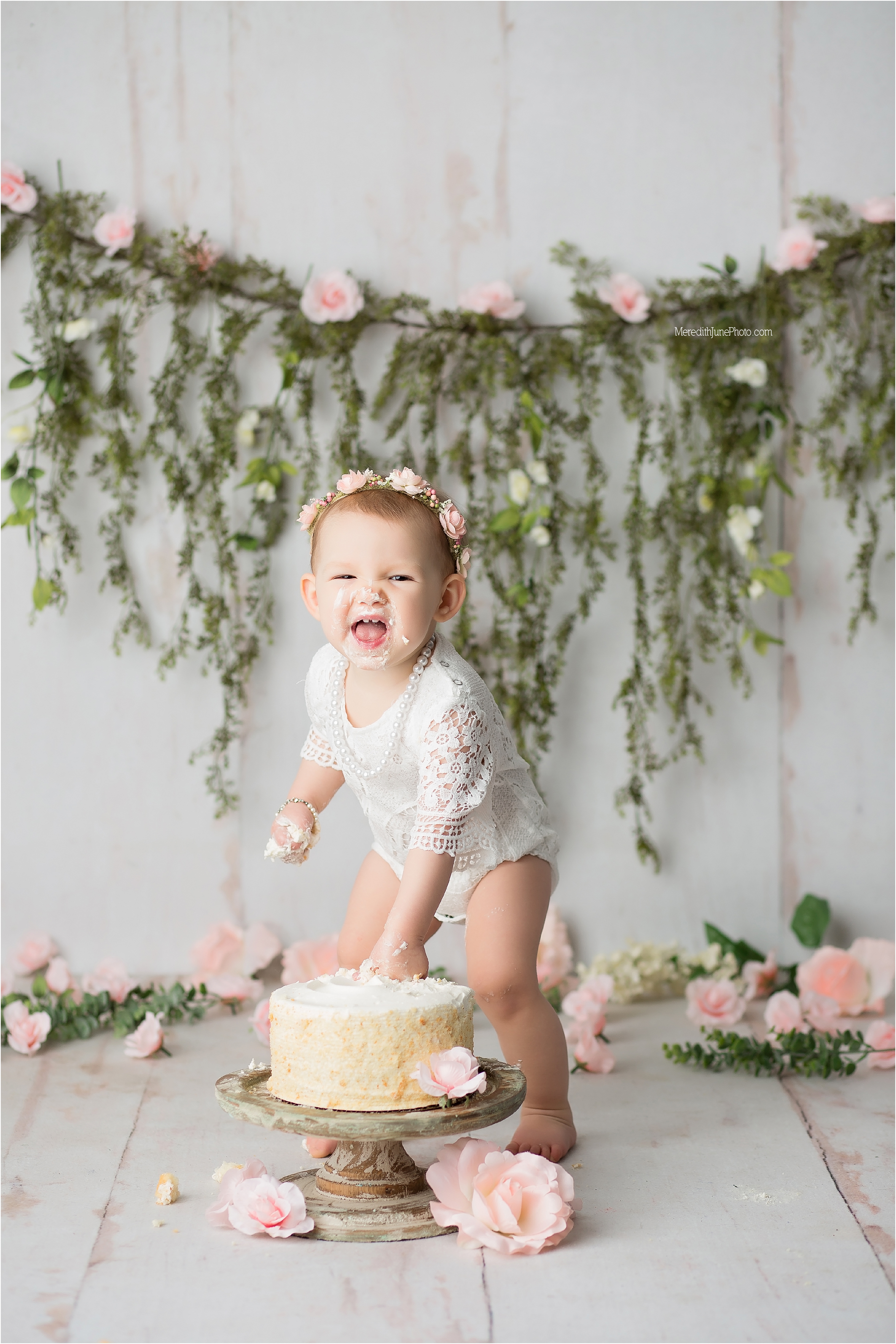 baby girl photo session