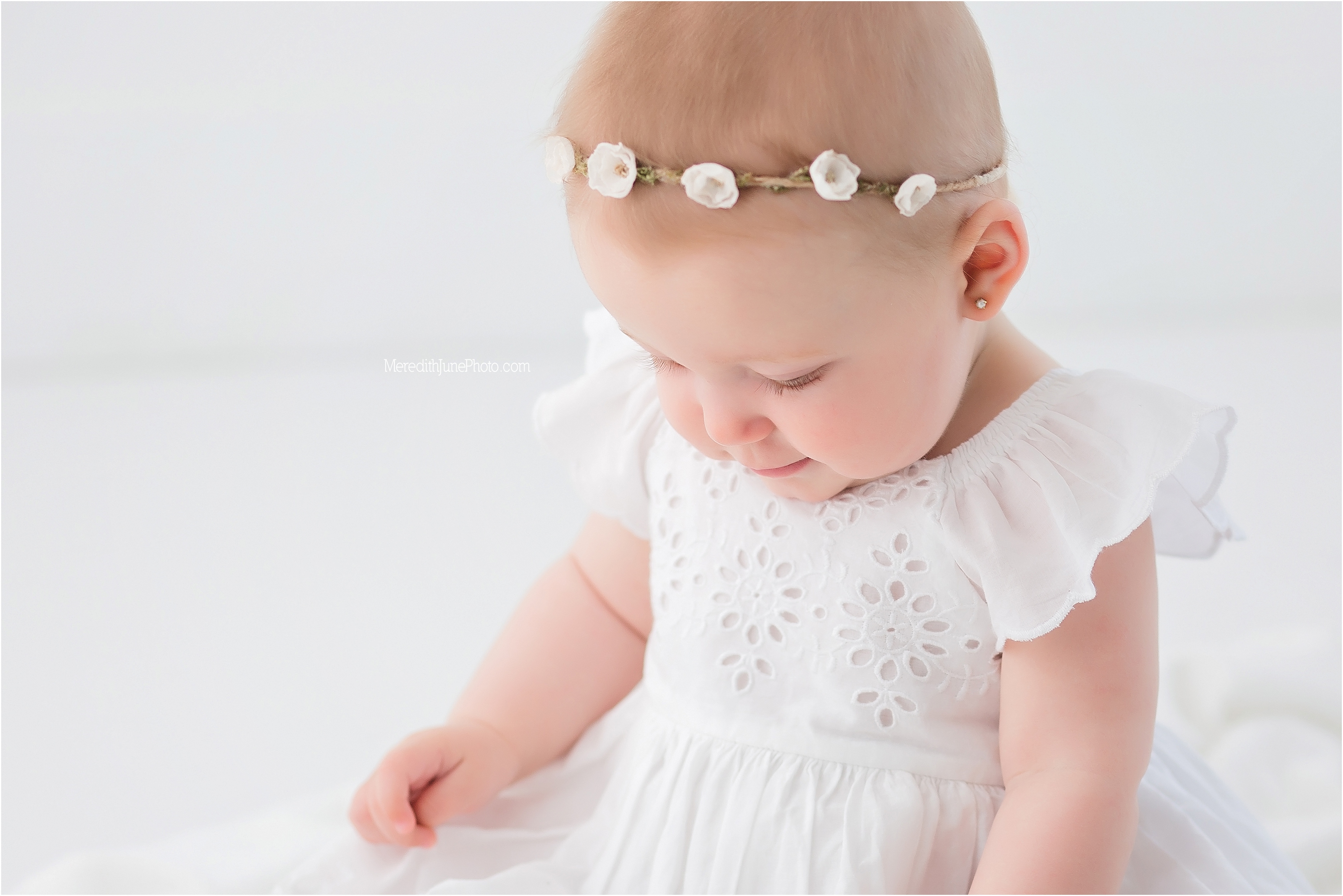 baby girl 6 month session