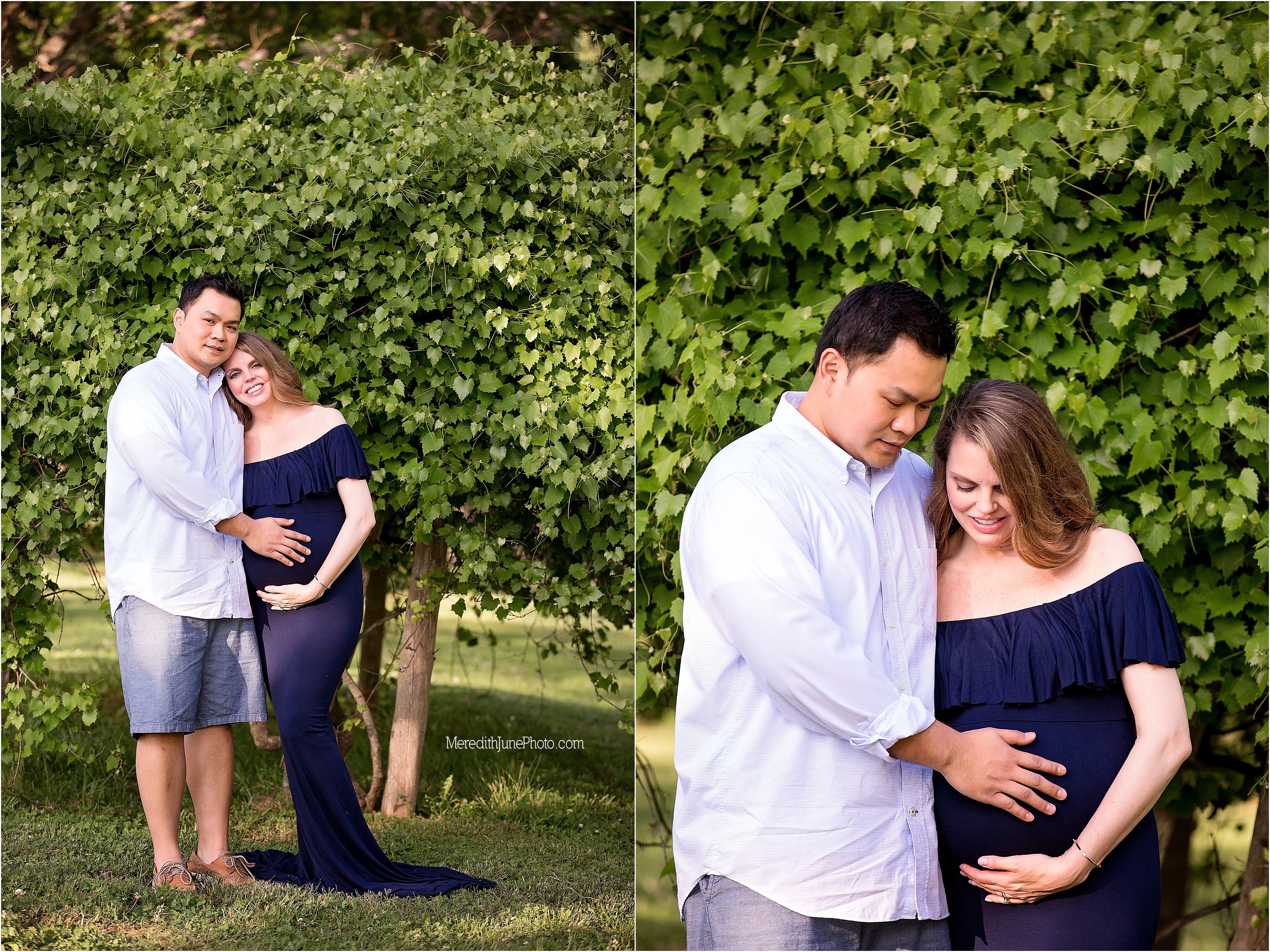 Keovialey maternity photo session at Anne Springs Greenway by Meredith June Photography 