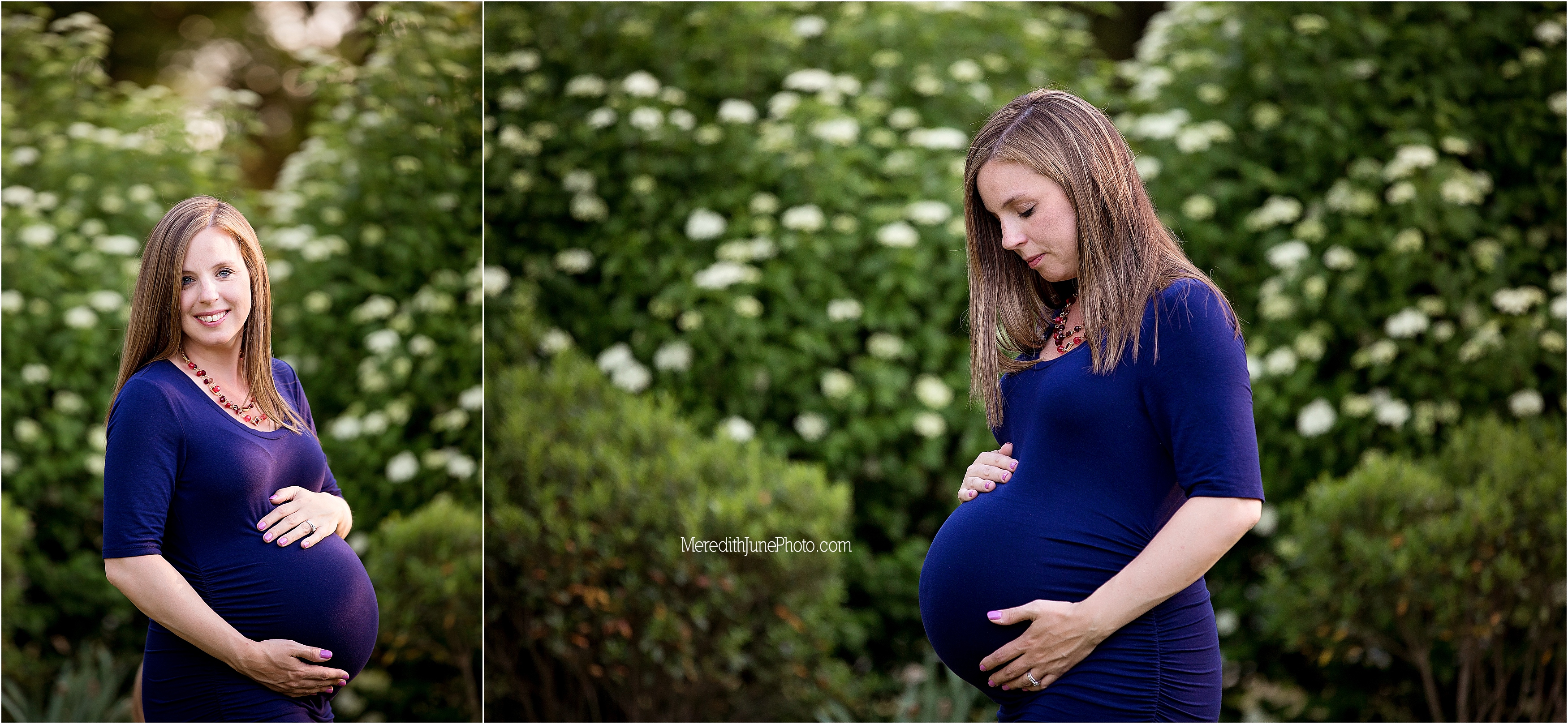 Beautiful spring time maternity photo session 