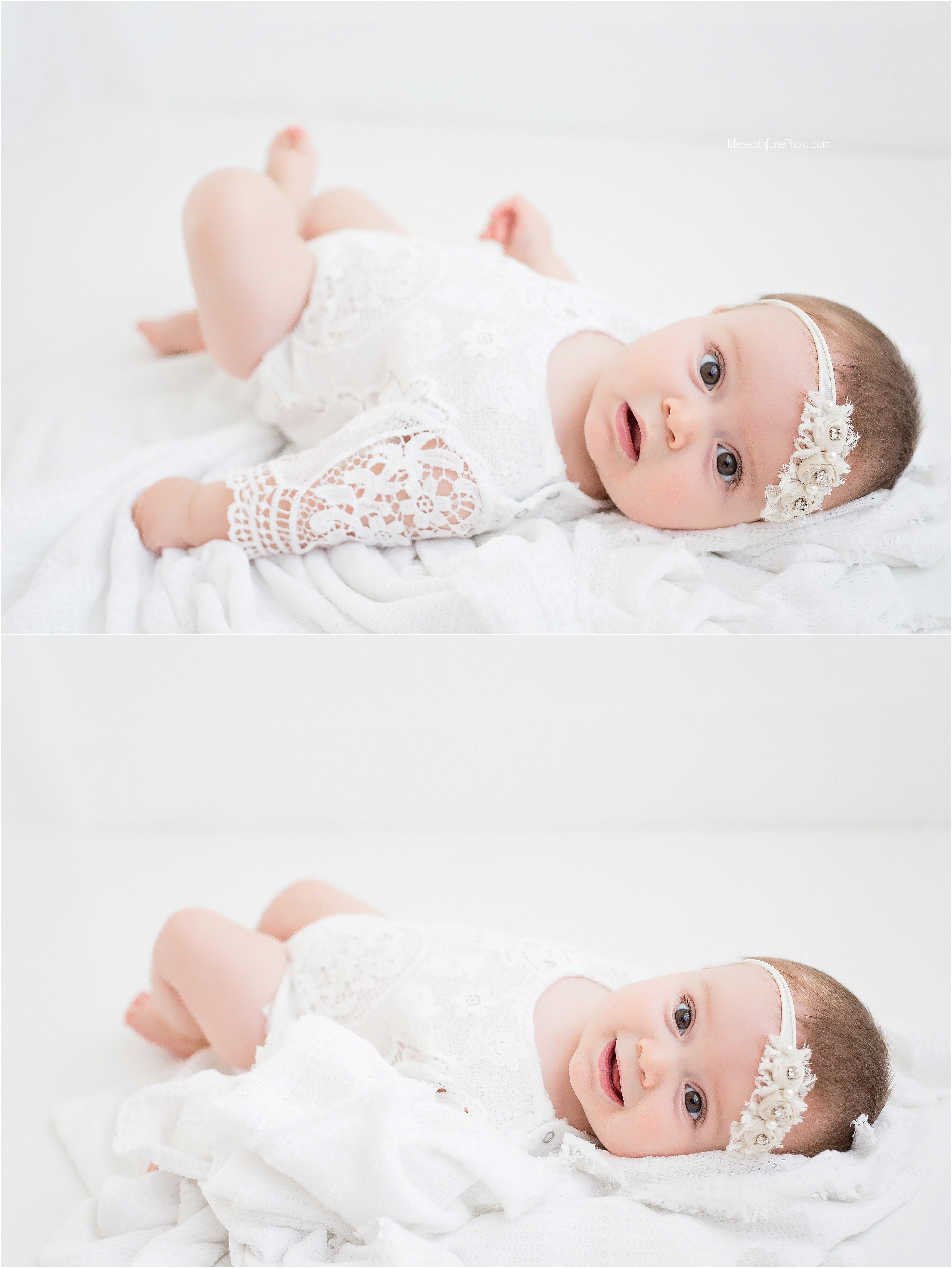 Ryann's bright and airy sitter session at Meredith June Photography