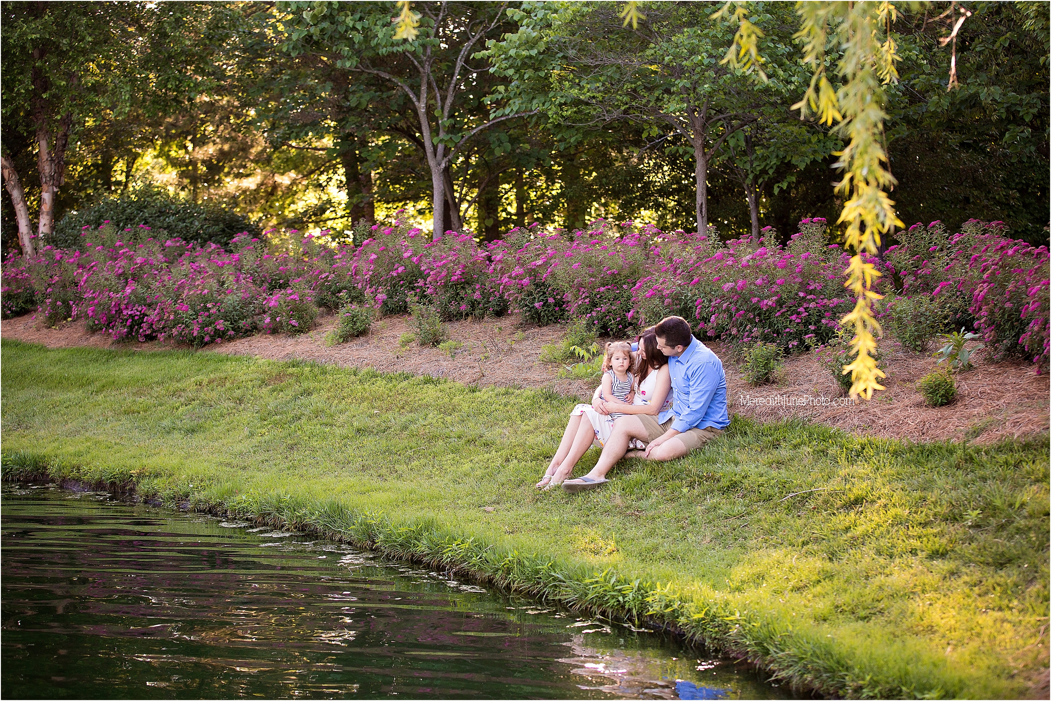 Outdoor family and maternity session in Ballantyne area