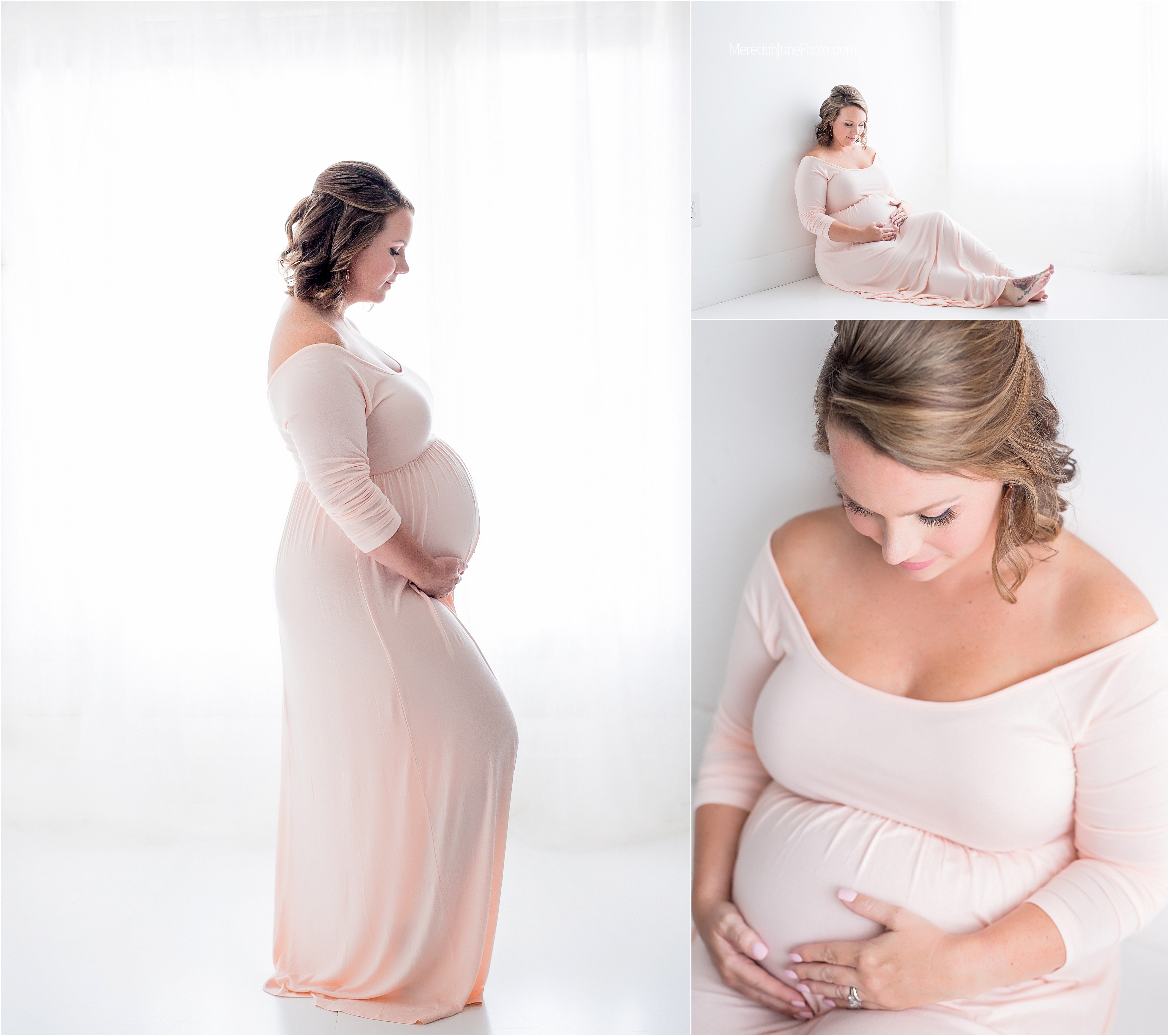 stunning maternity portraits in Charlotte area