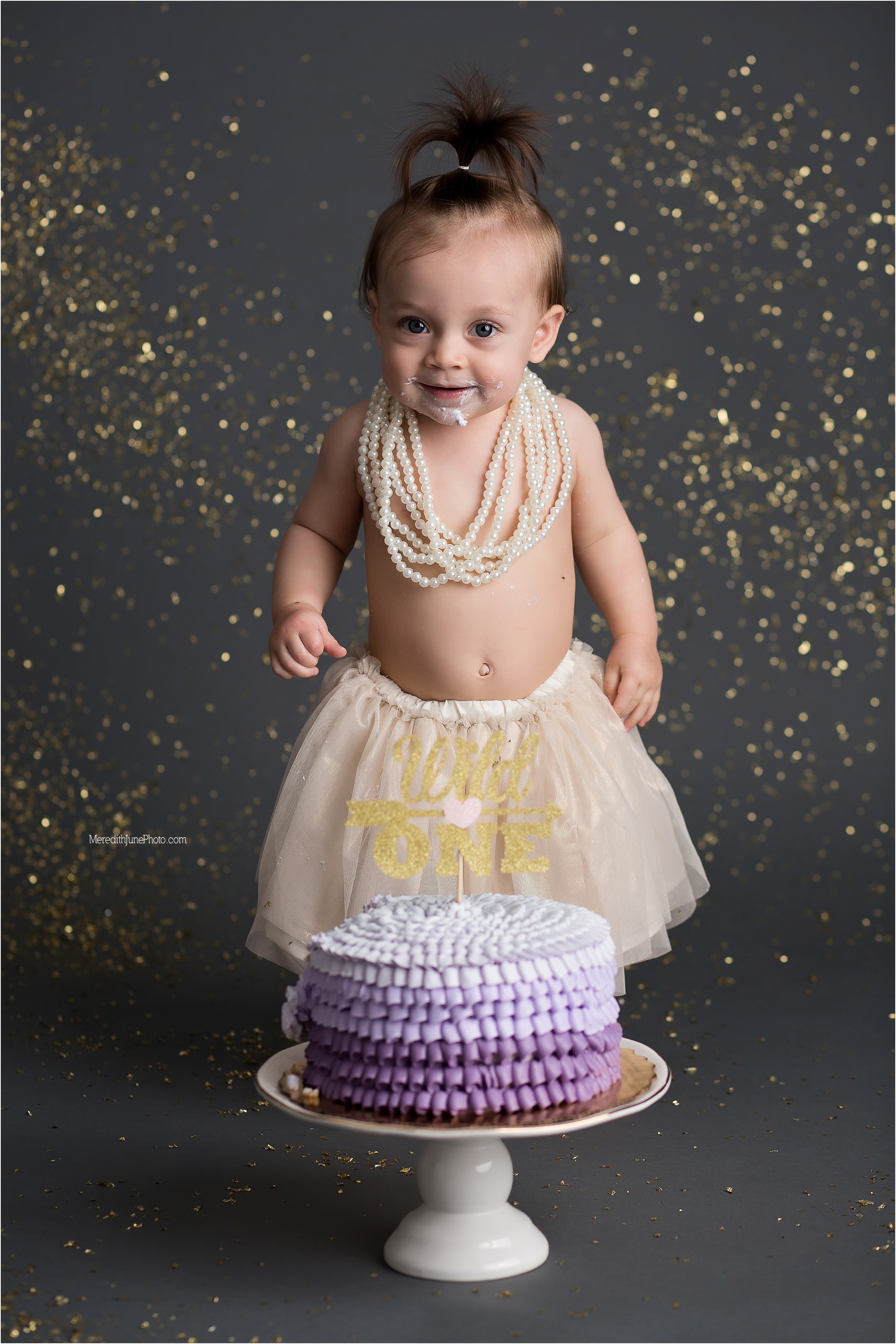 baby girl cake smash photographer 