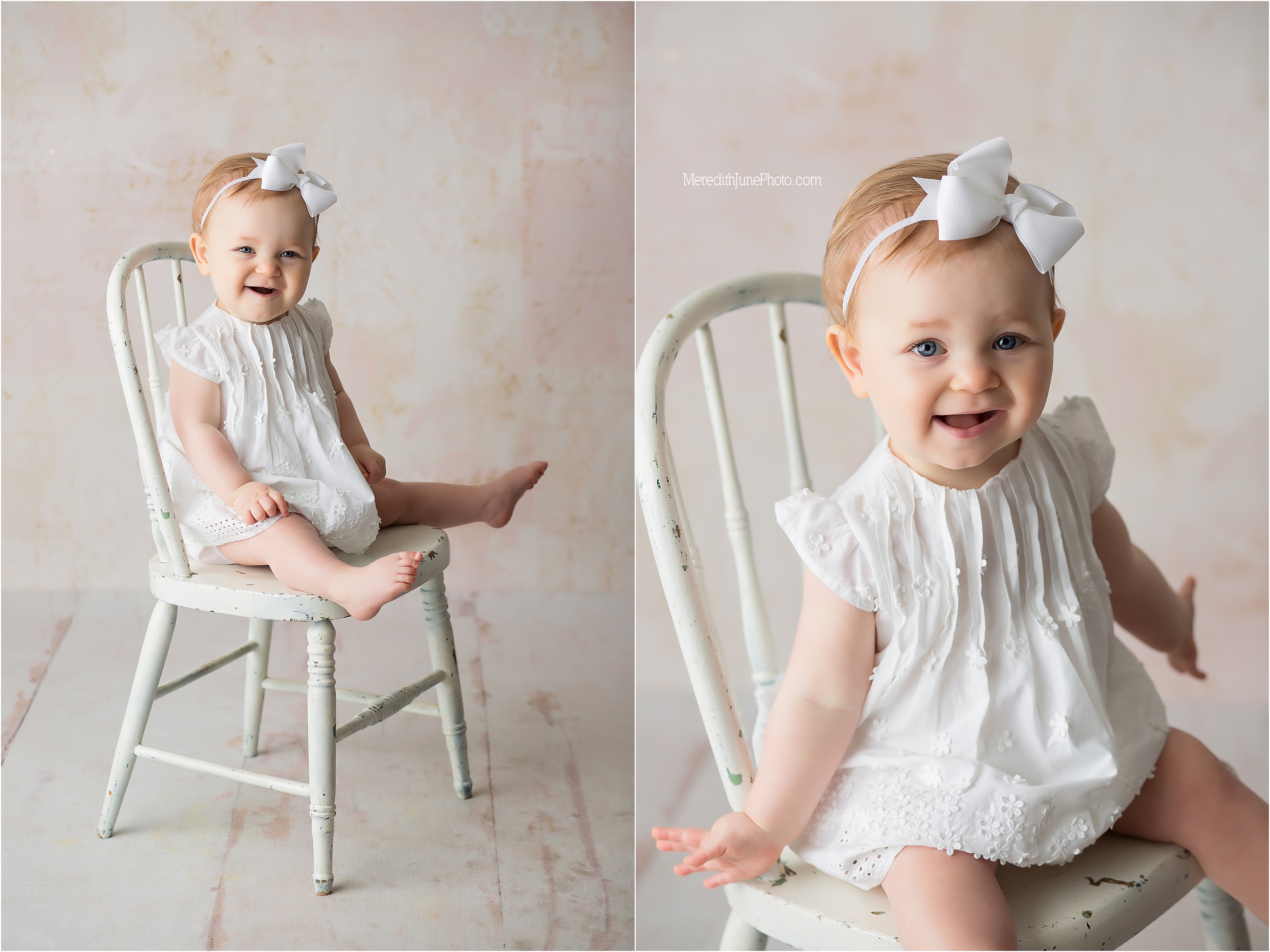 First birthday and cake smash photo session
