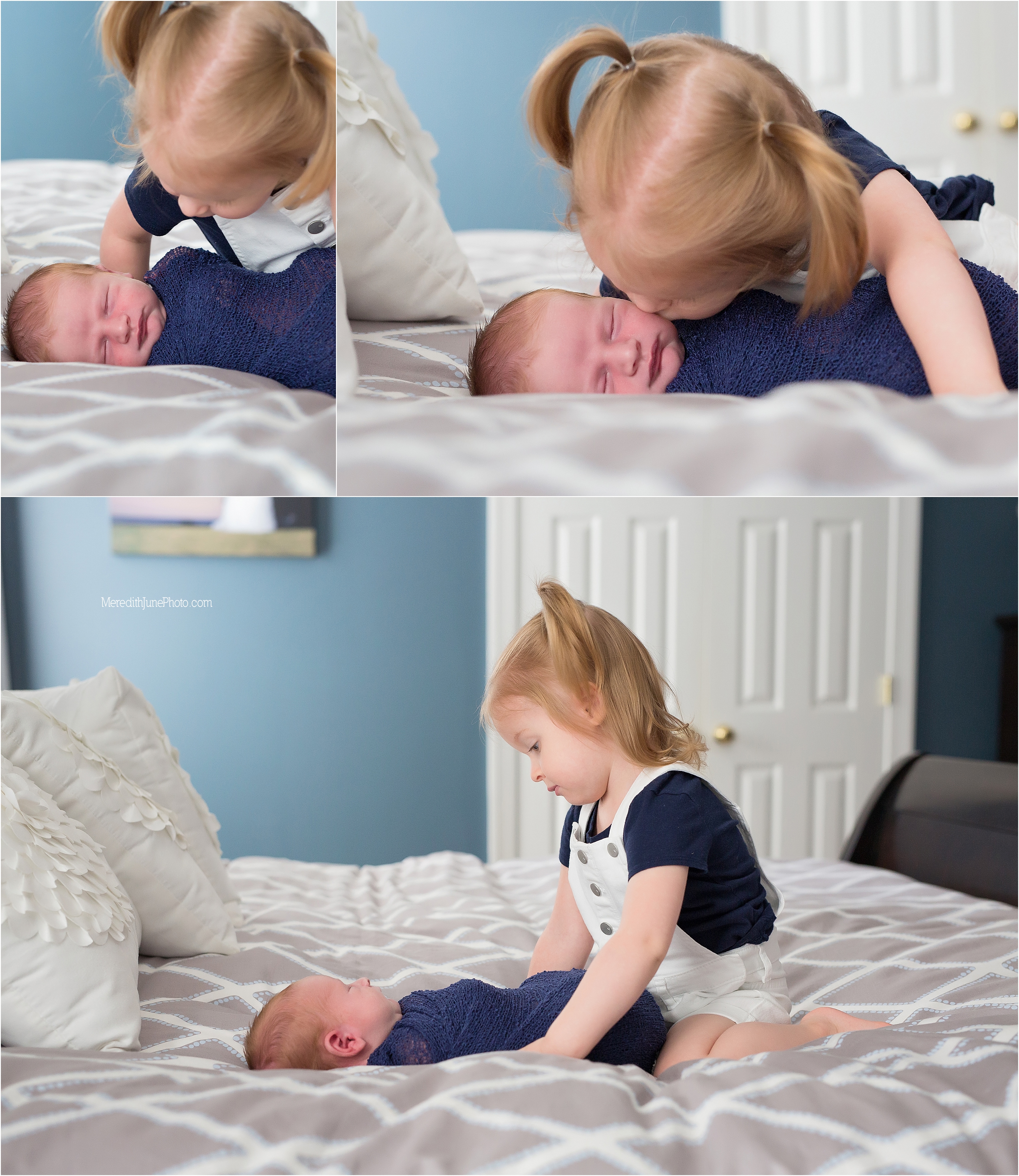 sibling shots during newborn and lifestyle session