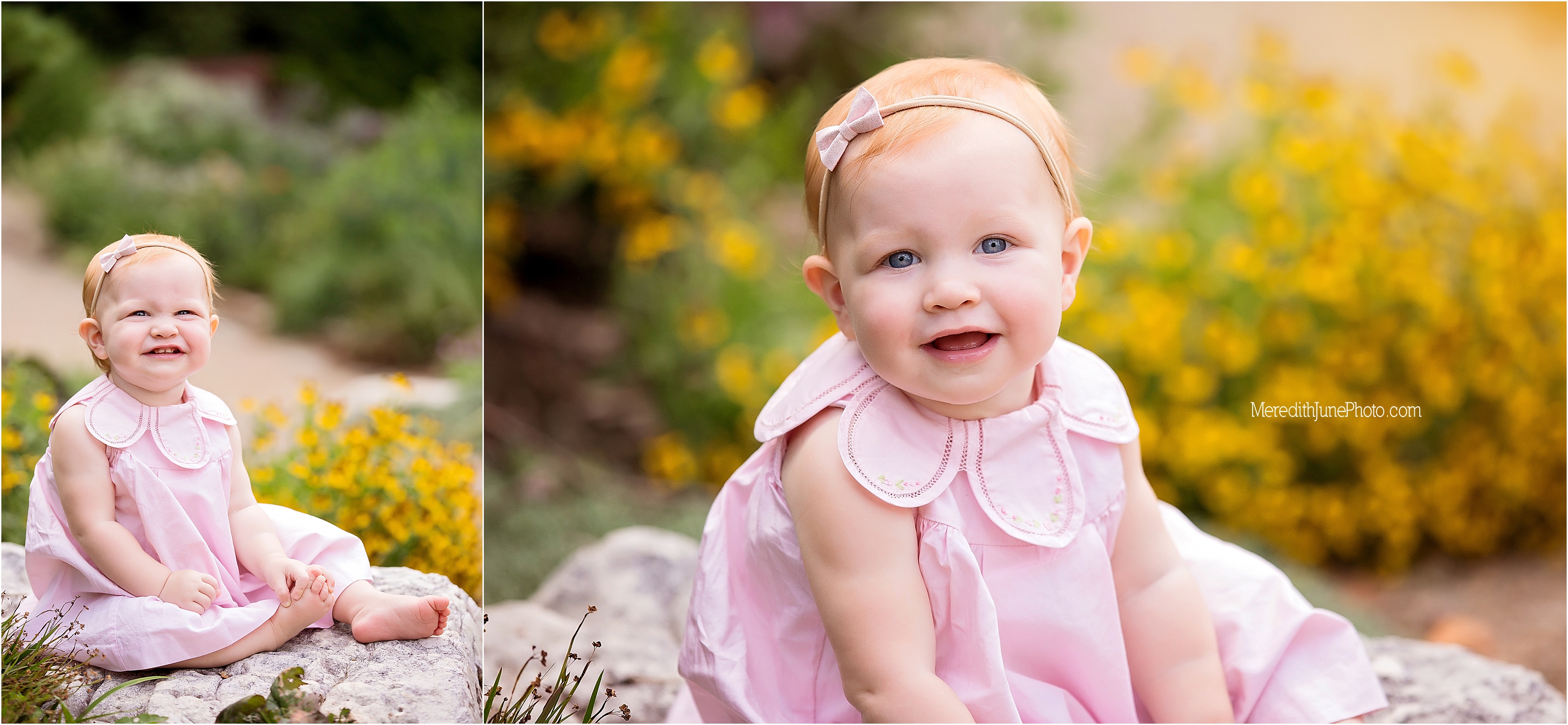 Adorable summertime one year session