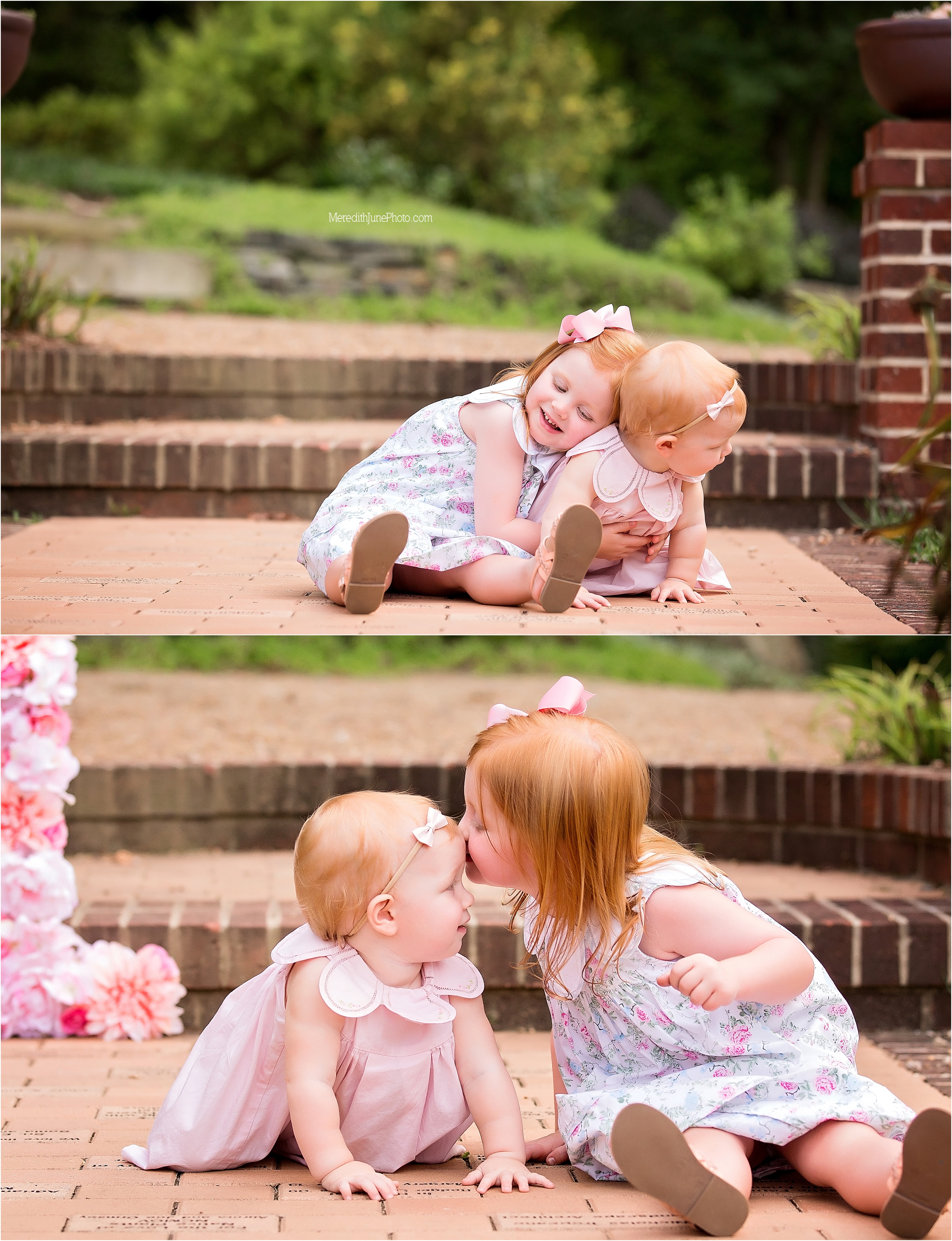 Carolines 1 year session with her big sister