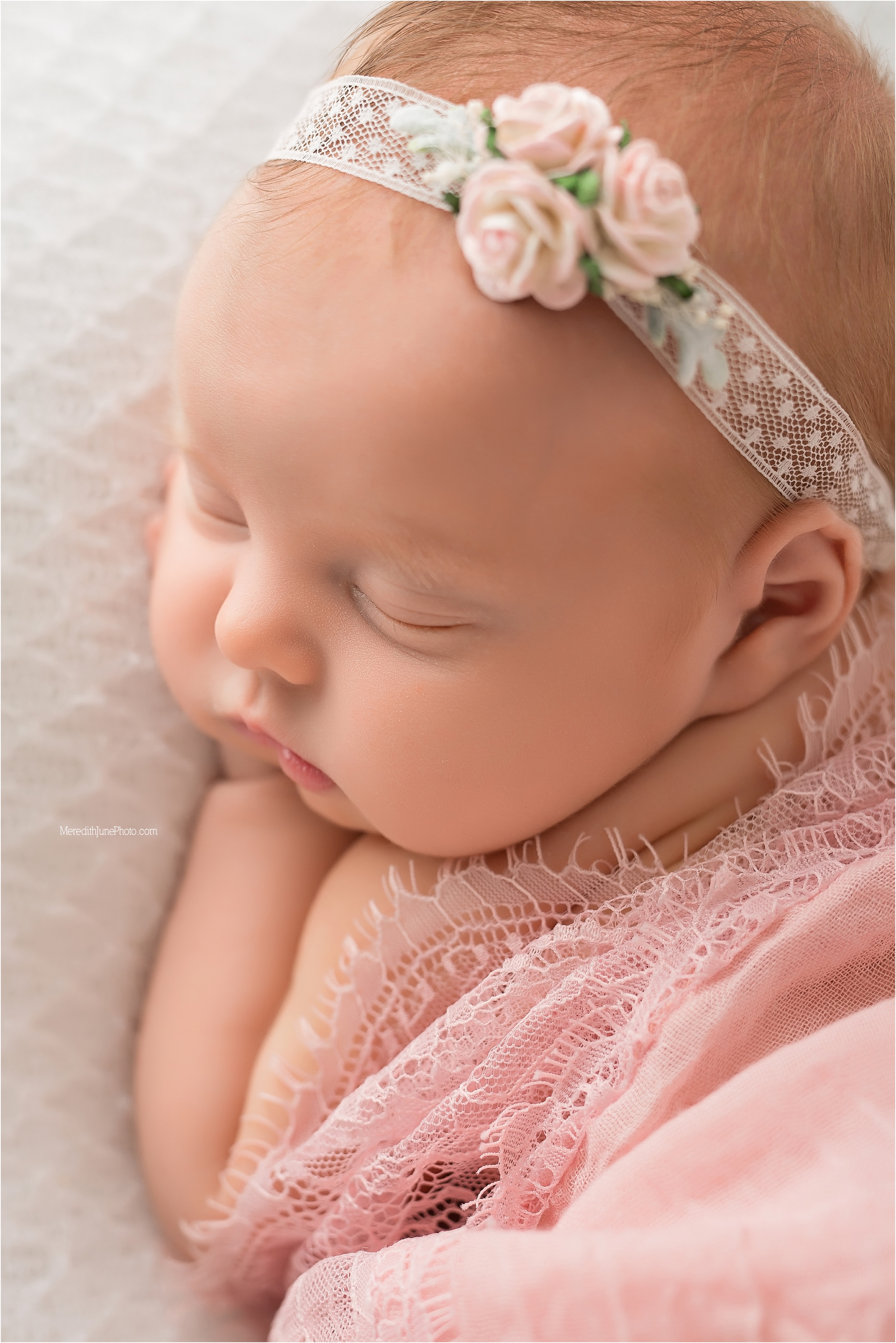 Newborn session for baby girl Addison