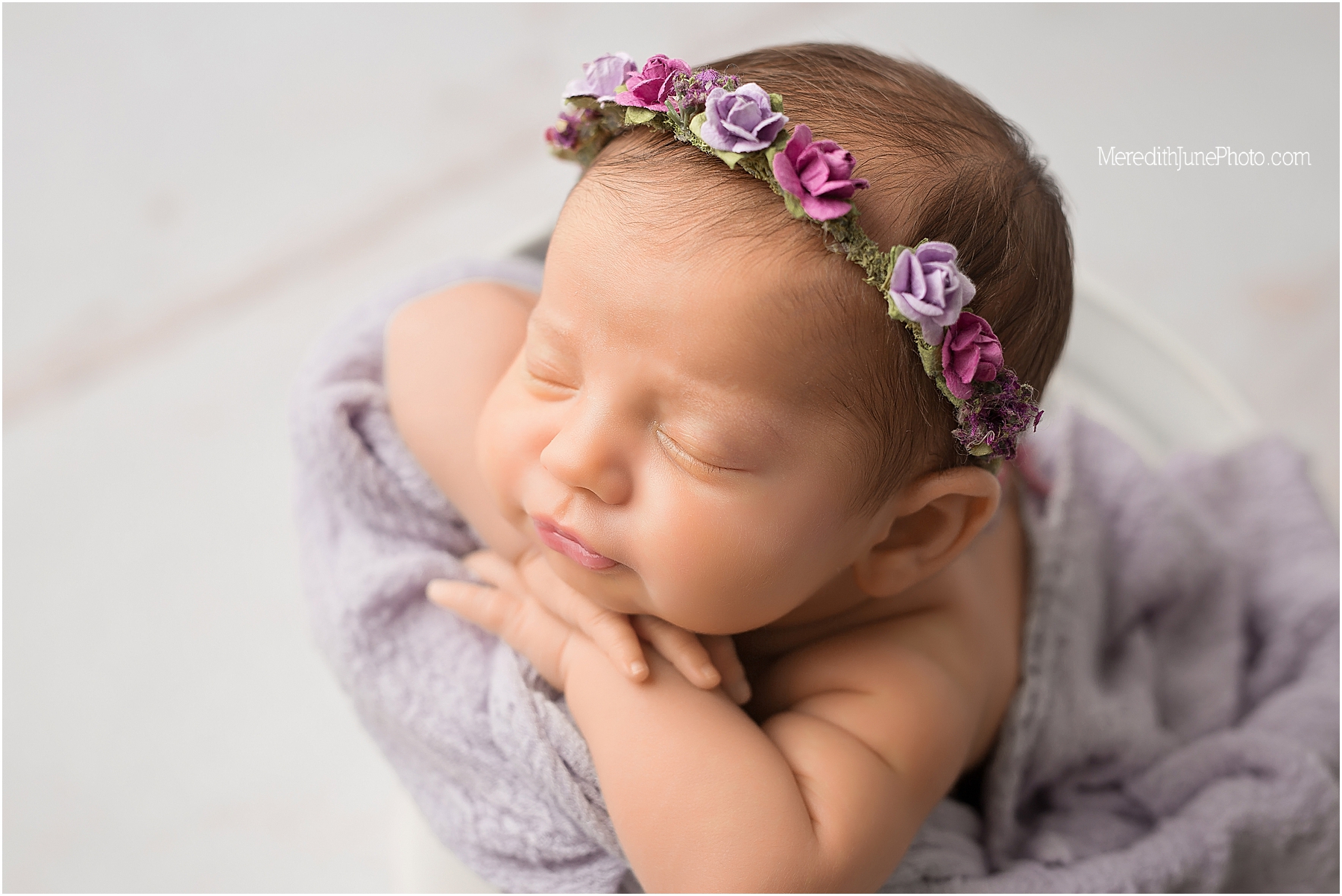Newborn session for baby girl Mya