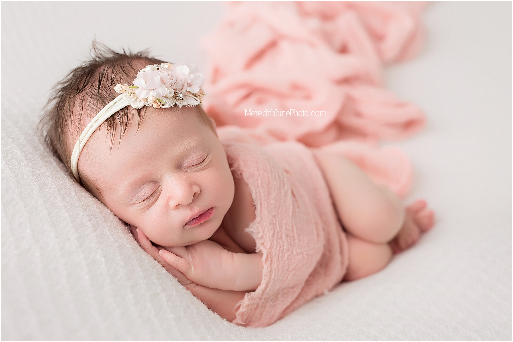 Baby girl Harper newborn portraits 