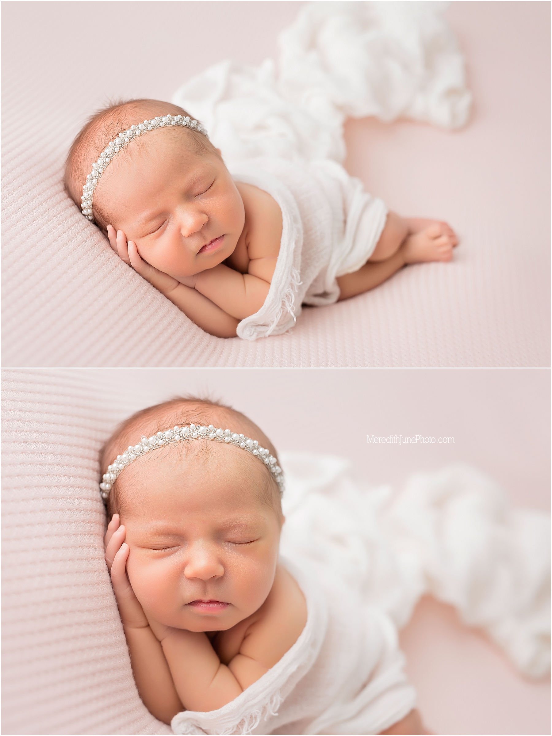 Olive's newborn session at Meredith June Photography 