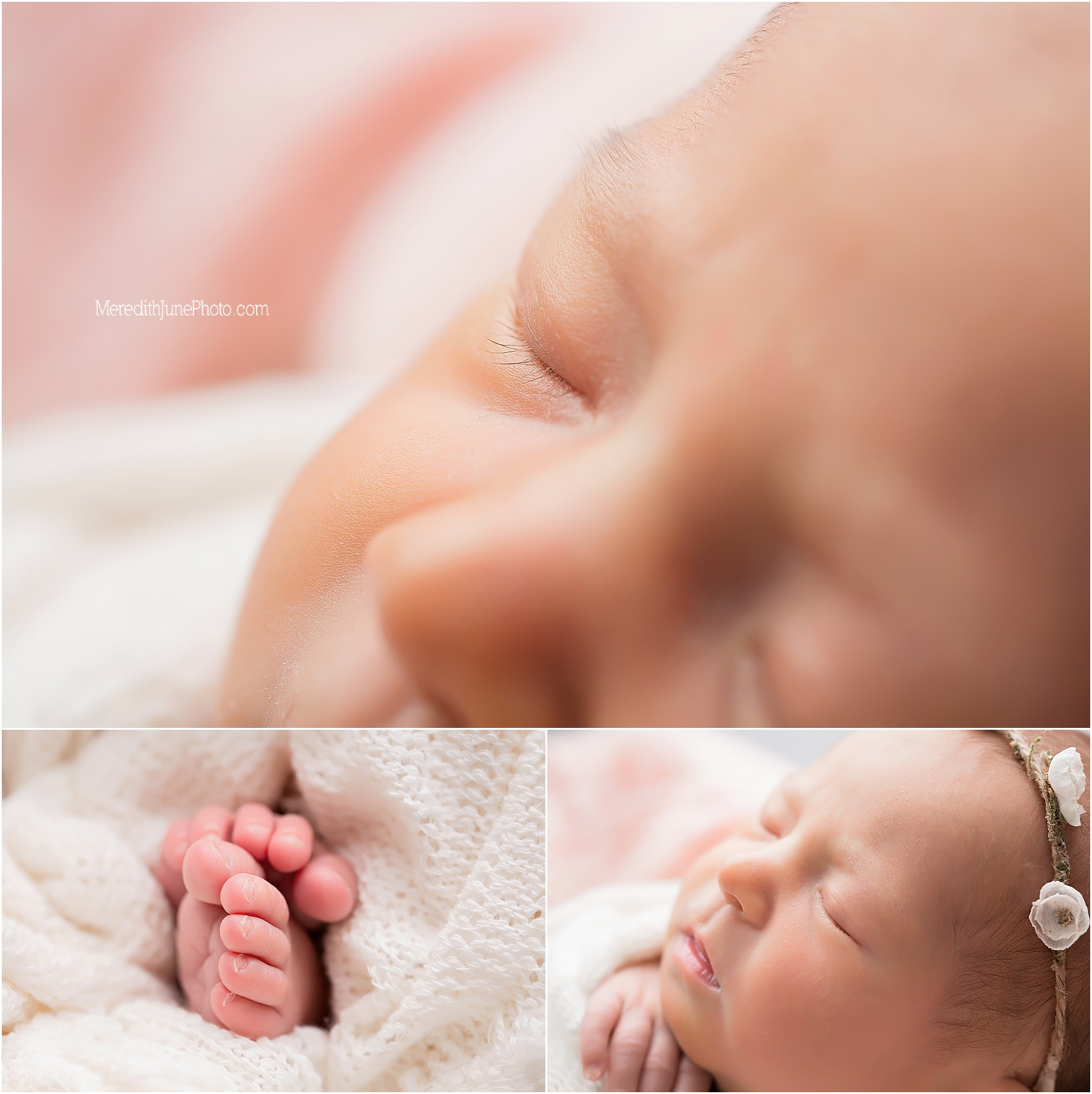 Olive's newborn session detail shots 