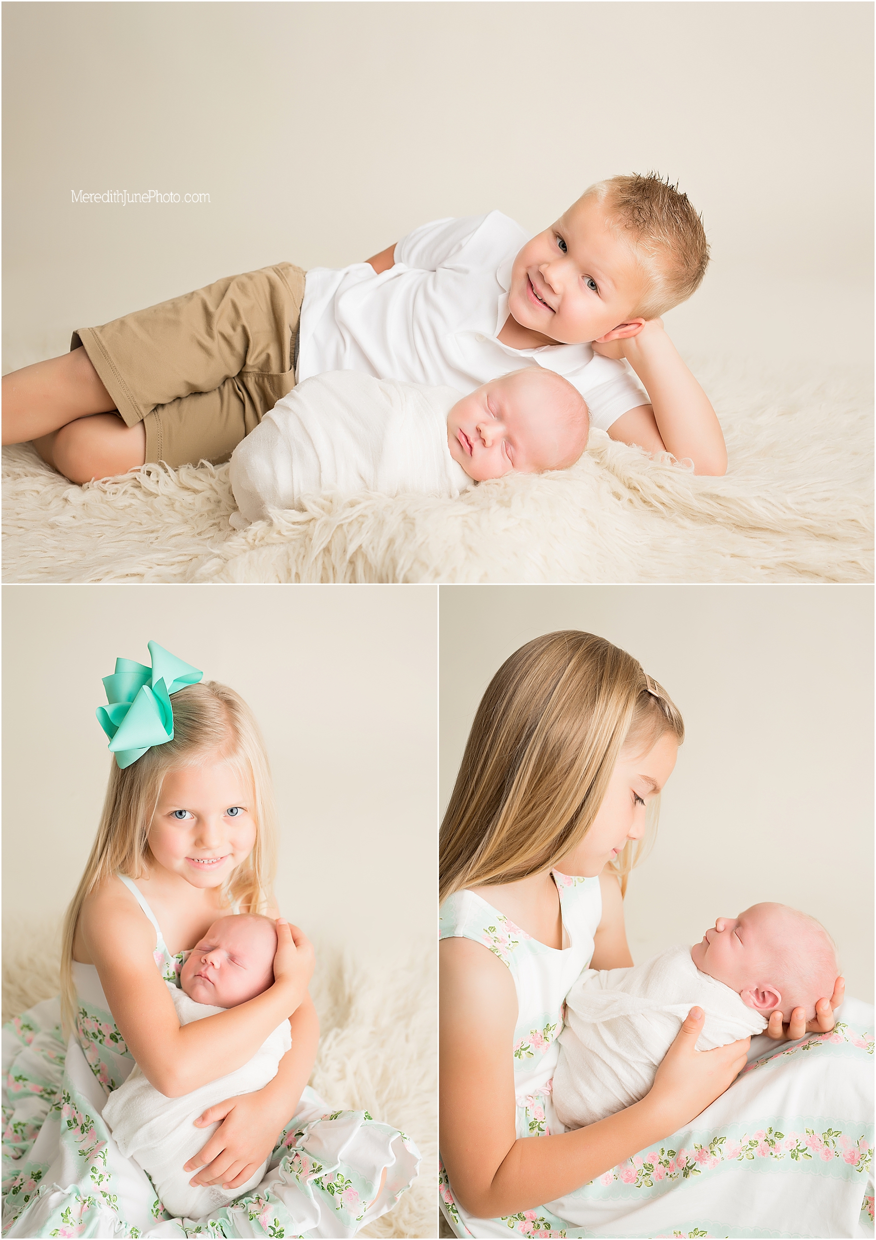 Newborn and family session for baby boy 