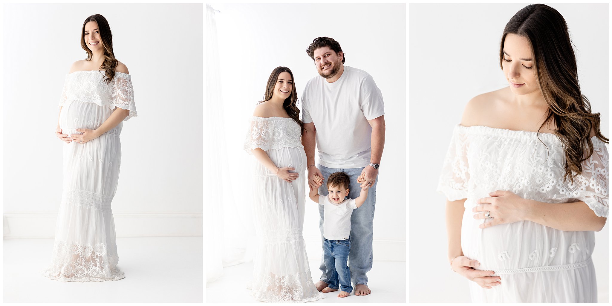 light and airy maternity photos