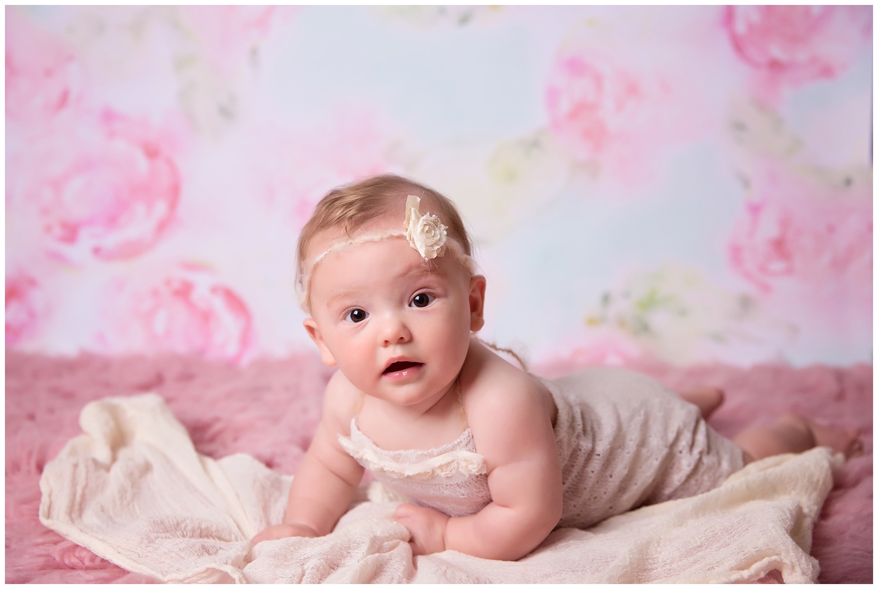 Baby Girl 6 Month Photos | Charlotte Baby Photographer