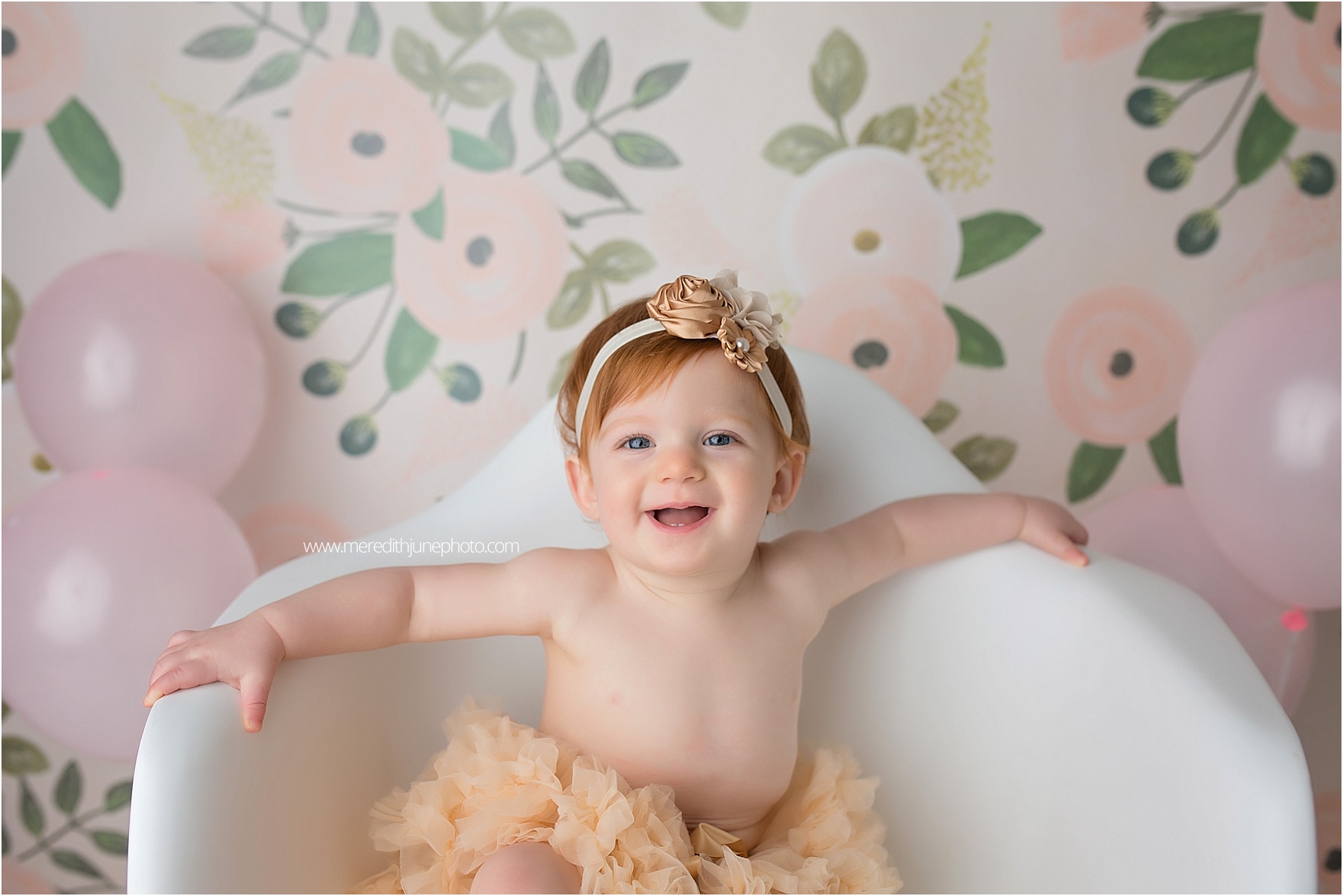 first birthday photo session 
