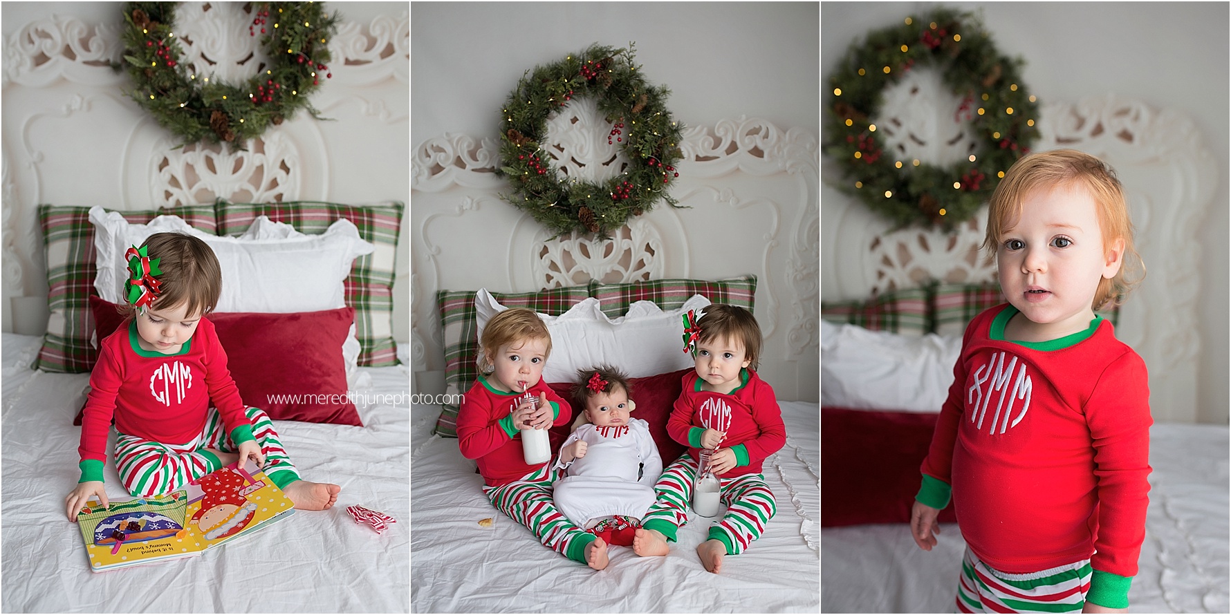 charlotte family photographers for christmas pictures