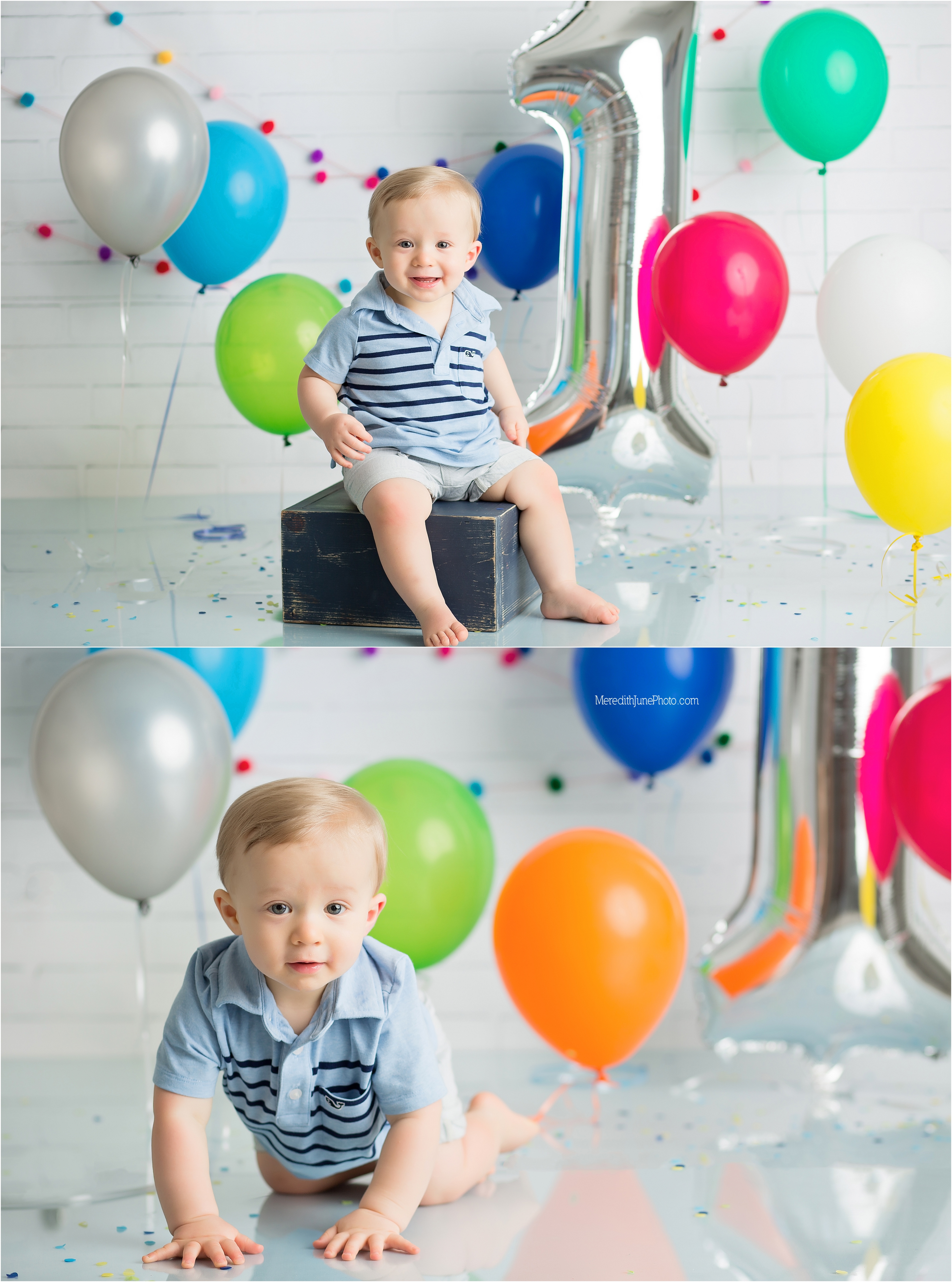 baby boy one year session