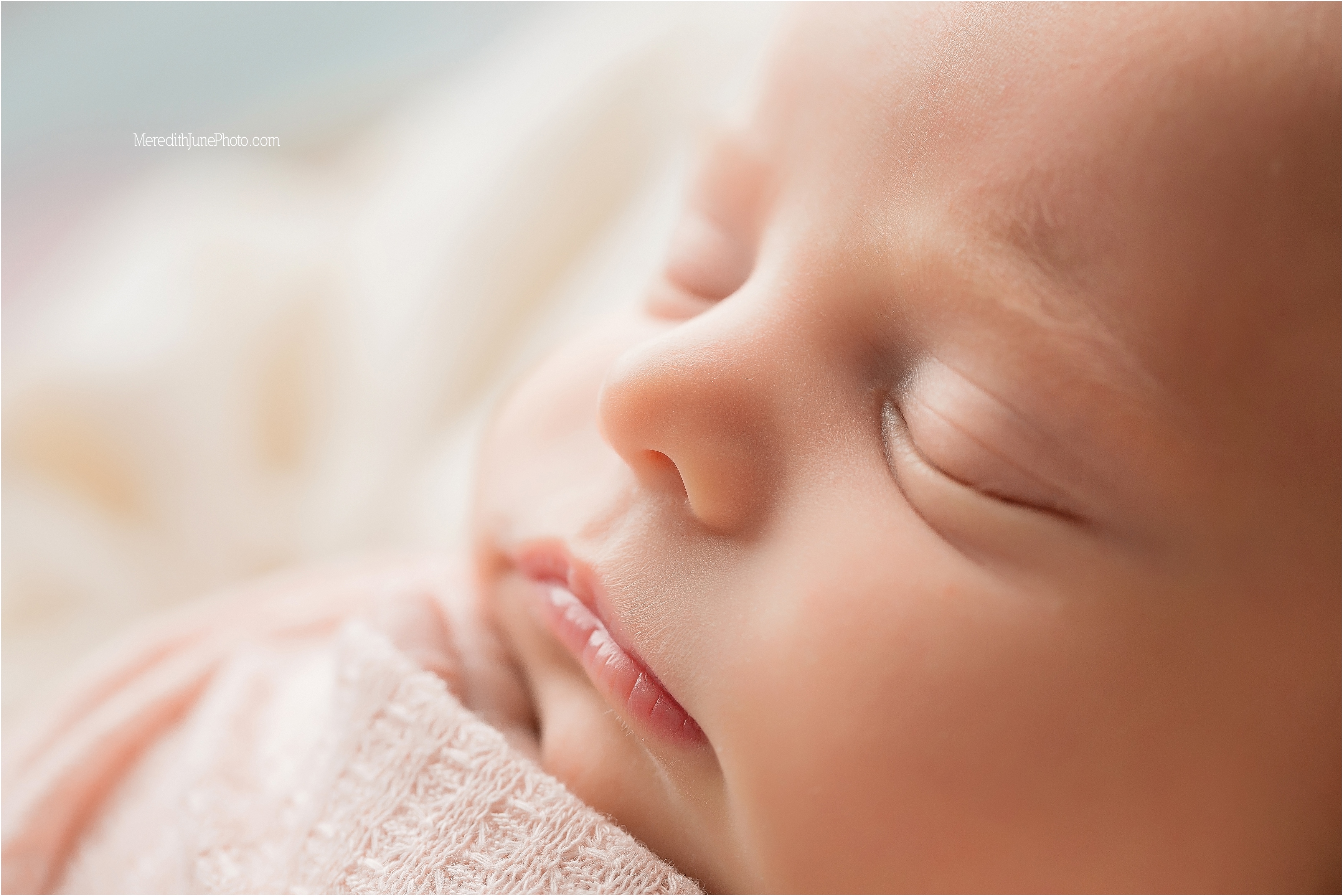 Baby girl Addison newborn session