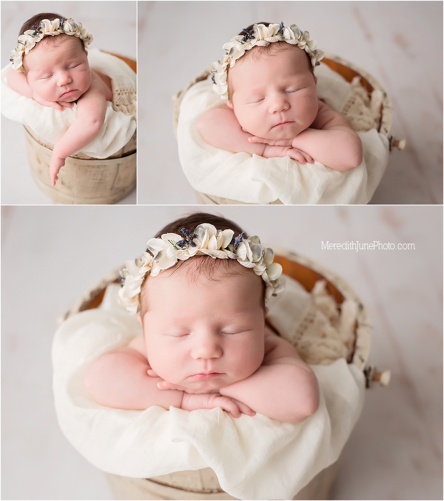 Baby girl Katherine's newborn session 