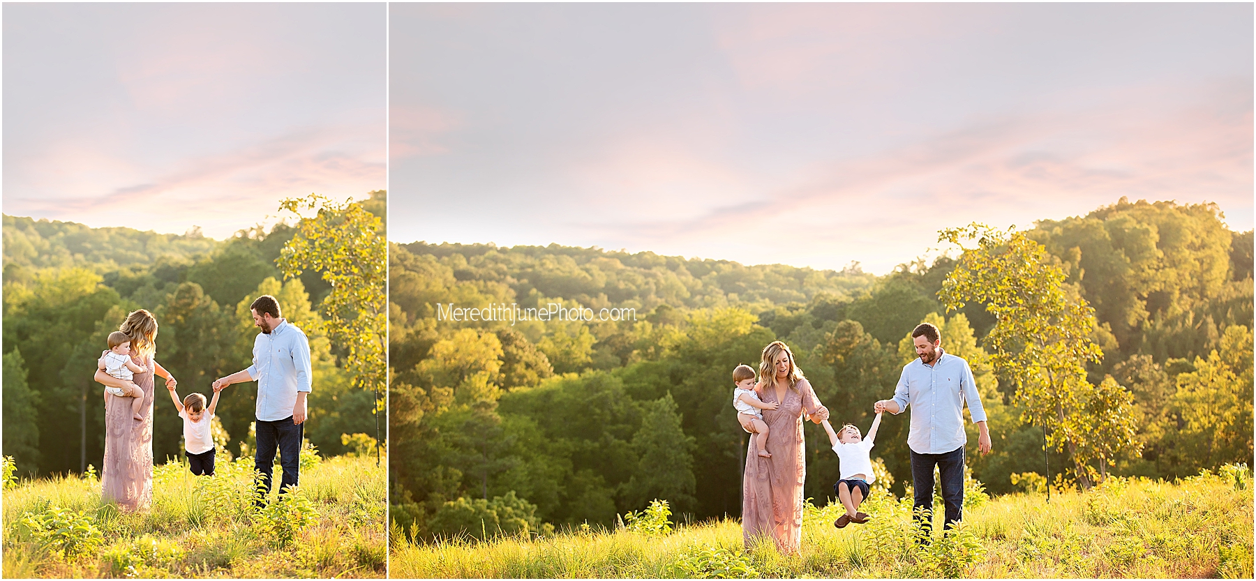 Outdoor family session with the Morris family 
