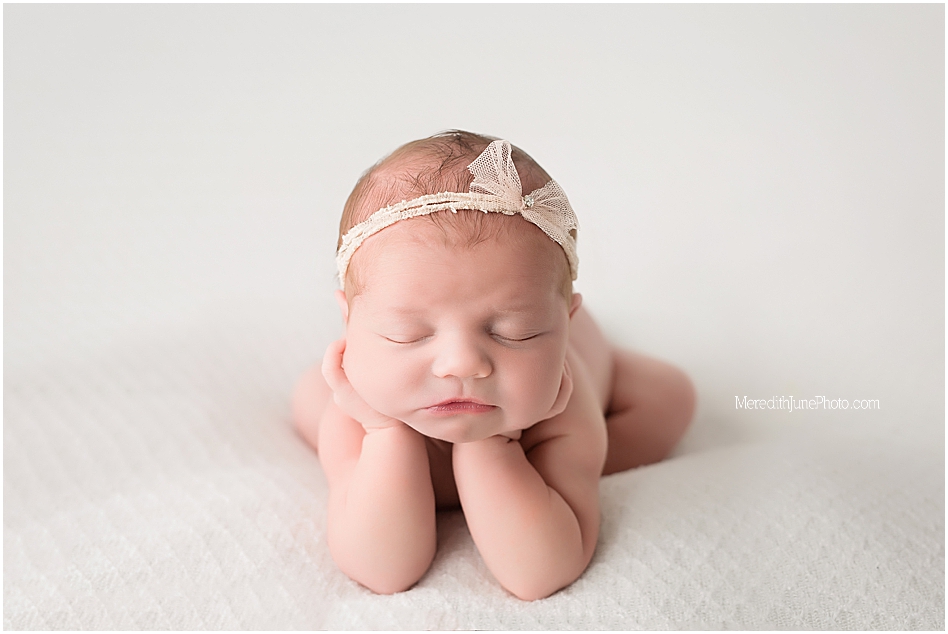 bright and airy newborn photo session
