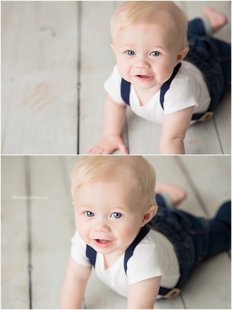 6 month milestone session for baby Thomas 