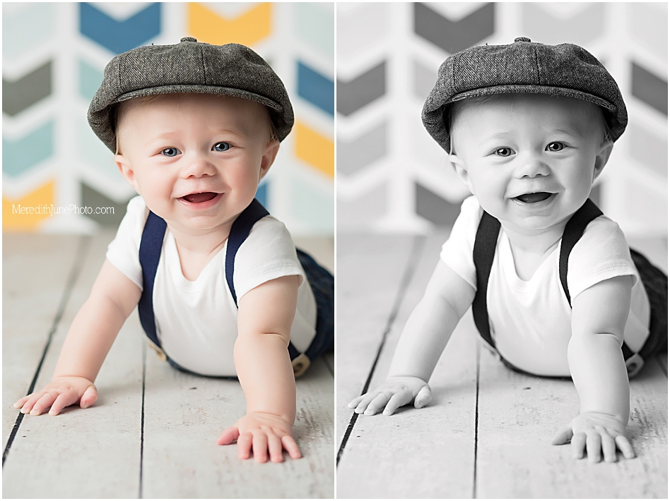 adorable 6 month session for baby boy