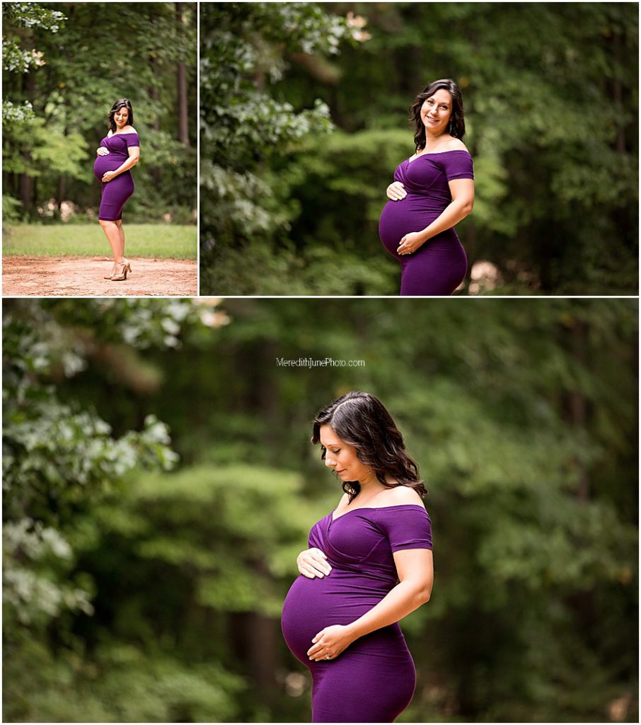 outdoor maternity session in Charlotte NC