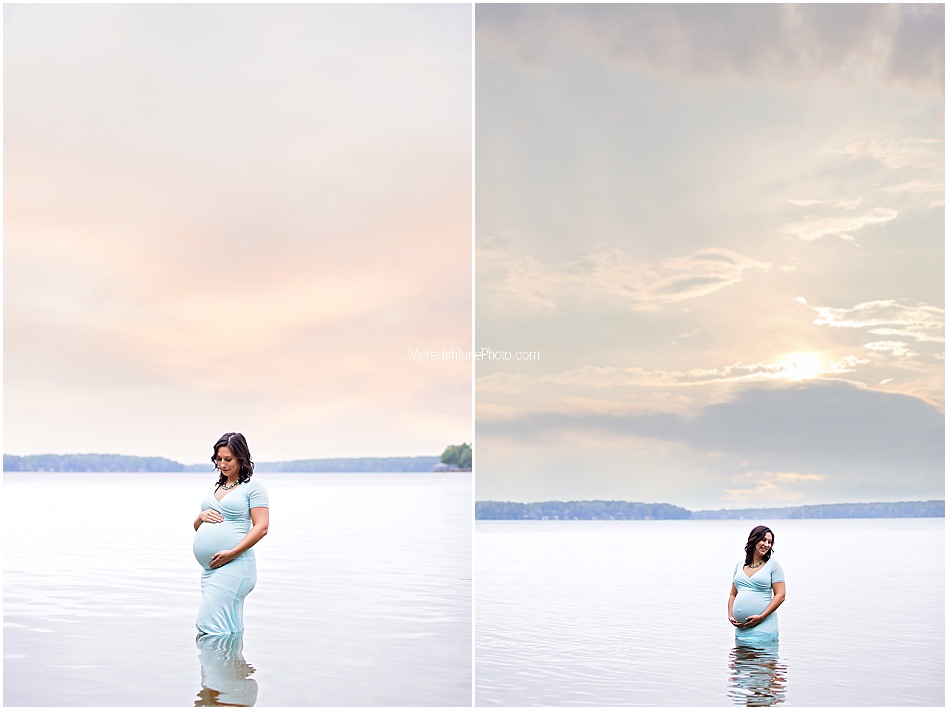 beautiful outdoor summer pregnancy session 