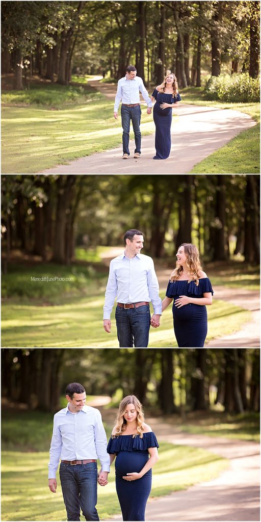 outdoor summer maternity session