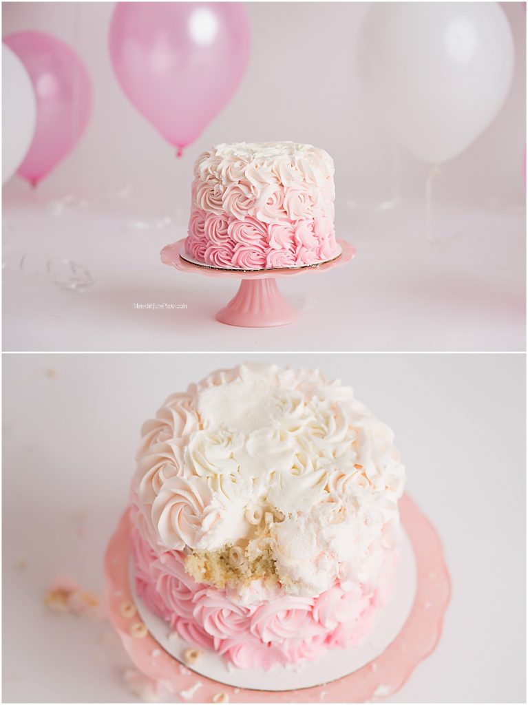 Baby girl cake smash ideas by MJP