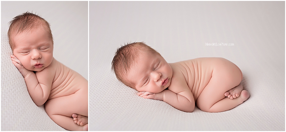 newborn baby boy portraits by Meredith June Photography 
