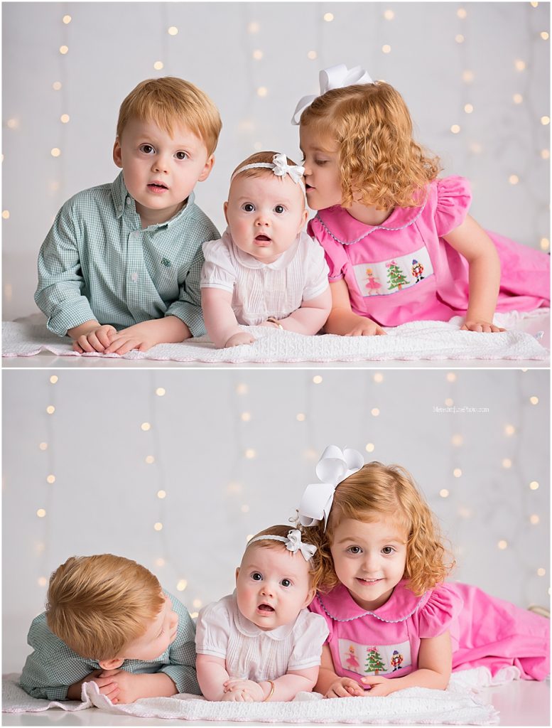 4 month milestone photos with siblings 