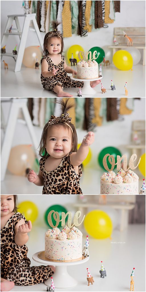 cake smash pictures for baby girl
