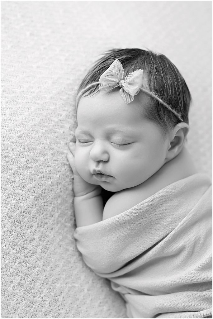 baby girl newborn mini session photos 