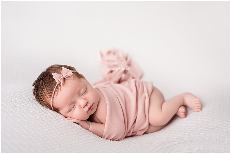 newborn portraits for baby girl 