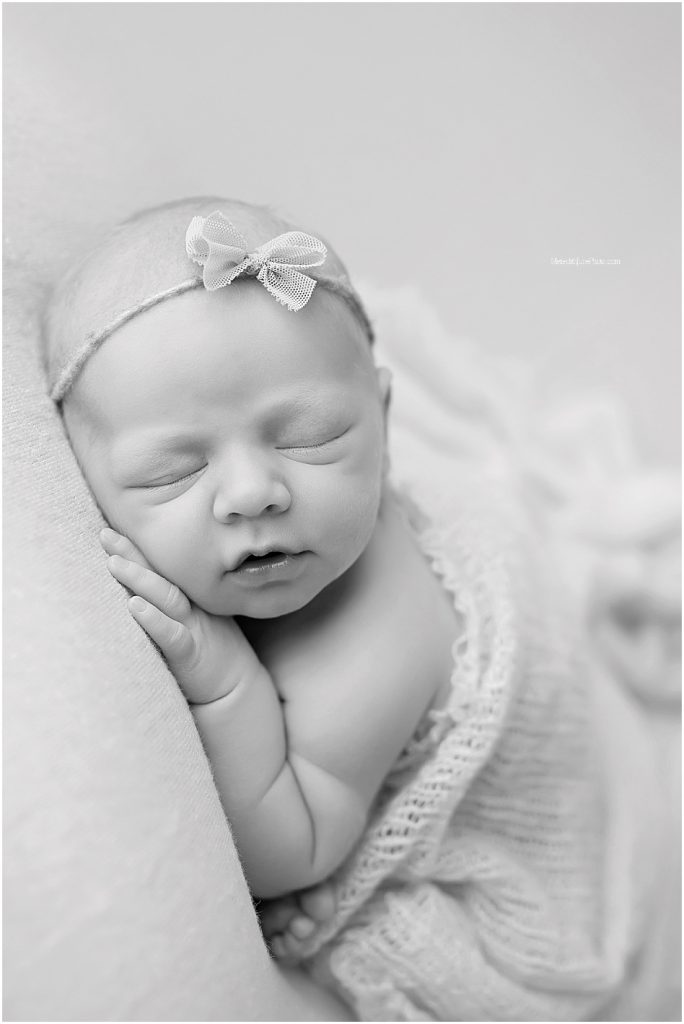 newborn photo session posing by Meredith June Photography 