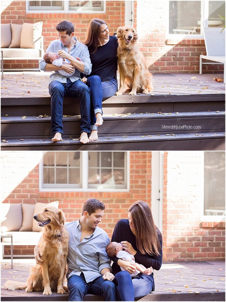 family and newborn lifestyle session