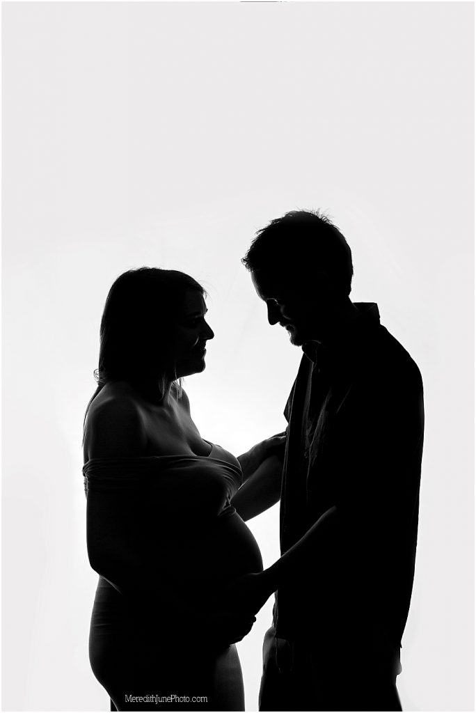 Pregnancy photos at Meredith June Photography in Charlotte NC