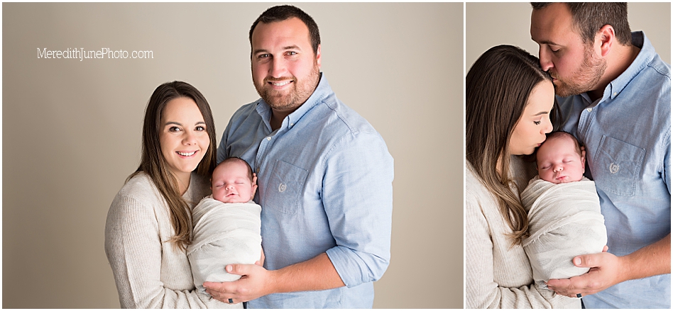 Newborn with family portraits in Charlotte NC by MJP