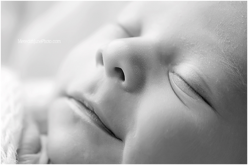 Newborn detail shots by Meredith June Photography 