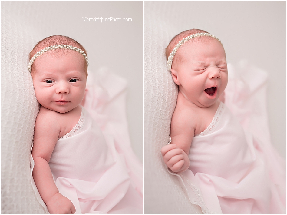 Newborn baby girl photos by MJP